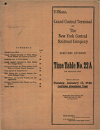 January 17, 1926 #22A - Electric Division