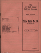 November 1, 1942- Erie division